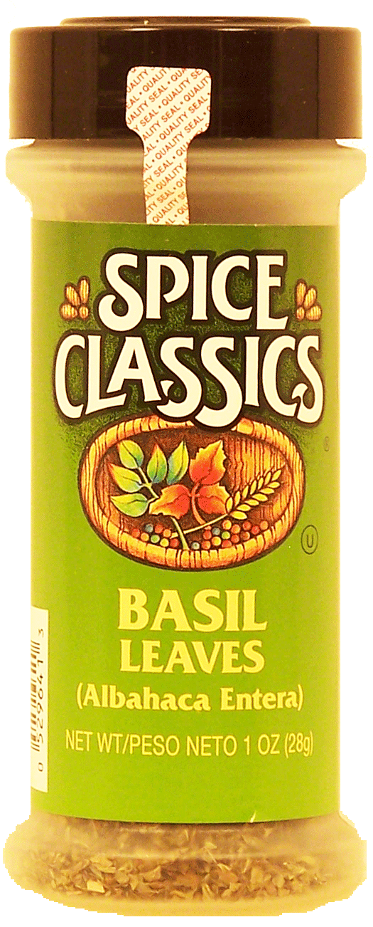 Spice Classics  basil leaves (albahaca entera) Full-Size Picture